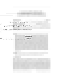Constrained Novelty Search: A Study on Game Content Generation Antonios Liapis  Center for Computer Games Research, IT University of Copenhagen, Copenhagen,