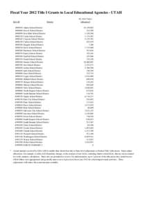 North Sanpete School District / Salt Lake City School District / South Sanpete School District / Utah State Senate / National Register of Historic Places listings in Utah / Utah / Utah Legislature / Daggett School District