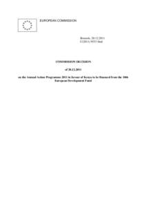 EUROPEAN COMMISSION  Brussels, [removed]C[removed]final  COMMISSION DECISION