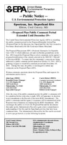 United States Environmental Protection Agency / Pollution / 96th United States Congress / Superfund / Record of Decision / Public comment / National Priorities List / Hercules 009 Landfill / Waste / Government / Hazardous waste