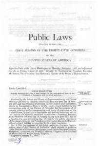 United States presidential inauguration / United States presidential succession / Columbia /  Missouri / Government / Joint resolution / Columbia /  South Carolina / Sam Rayburn / County / United States House of Representatives / Holidays in the United States / Geography of the United States