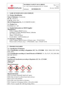 Isomerizate  MSDS-2013 ORLEN Lietuva