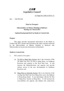 立法會 Legislative Council LC Paper No. CB[removed]Ref. :  CB1/PS/1/08