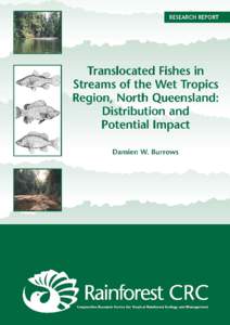 Fisheries / Ichthyology / Fish stocking / Aquaculture / Golden perch / Queensland tropical rain forests / Lake Eacham / Wet Tropics of Queensland / Rainforest / Fish / Freshwater fish of Australia / Percichthyidae
