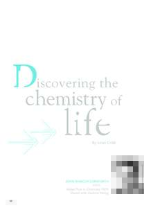 Discovering the  chemistry of life JOHN WARCUP CORNFORTH