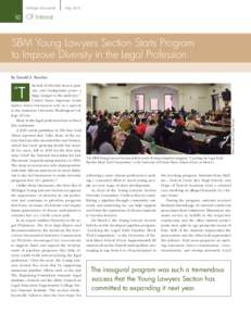 SBM Young Lawyers Section Starts Program to Improve Diversity in the Legal Profession