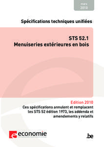 Actions, tats limites et caractristiques des matriaux pour la conception des menuiseries extrieures