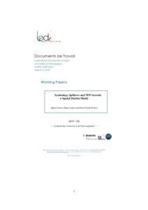 Documents de Travail Laboratoire d’Économie de Dijon Université de Bourgogne – CNRS UMR 6307 Inserm U1200