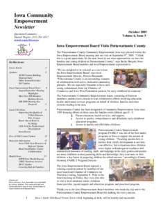 Iowa Community Empowerment Newsletter Questions/Comments: Shanell Wagler, ([removed]