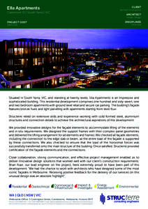 Ella Apartments  CLIENT Six Star Construction