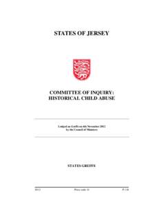 P[removed]Committee of Inquiry- Historical Child Abuse [Council of Ministers]