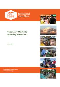 Secondary Student’s Boarding HandbookInternational School Moshi