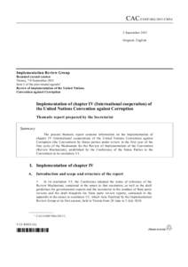 International law / Corruption / European Union law / United Nations Convention against Corruption / International asset recovery / European Arrest Warrant / Treaty / Extradition Act / International child abduction in Mexico / Law / International relations / Extradition