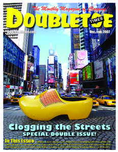 DOUBLETOE The Monthly Magazine of Clogging! S E TIM