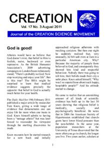 Theology / Creationism / Atheism / Creationist objections to evolution / Godless: The Church of Liberalism / Evolution / Existence of God / Mammal / Objections to evolution / Religion / Philosophy of religion / Spirituality