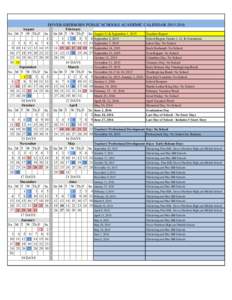 DOVER-SHERBORN PUBLIC SCHOOLS ACADEMIC CALENDARAugust Su M T W Th F