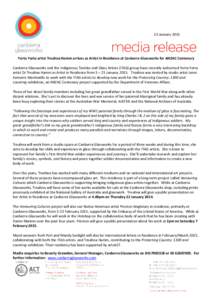 Microsoft Word[removed]Media Release Treahna Hamm