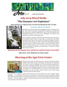 July 2014 Mixed Media 