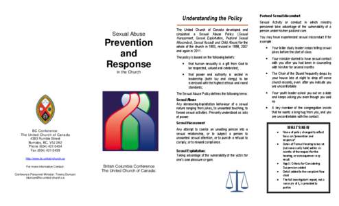 Understanding the Policy Sexual Abuse Prevention and Response