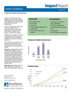 Impact Report  Asset Builders April 2007