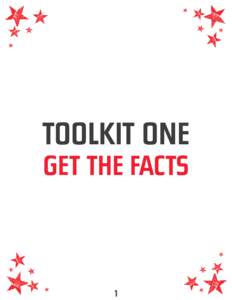 TOOLKIT ONE GET THE FACTS 1  TABLE OF CONTENTS