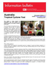 Australia / Cyclone Yasi / Geography of Australia / States and territories of Australia / Geography of Oceania / Tully /  Queensland / Emergency management / Cyclone Larry / 2010–11 Australian region cyclone season / Far North Queensland / 2010–11 South Pacific cyclone season