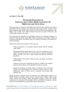 Microsoft Word - Abu Dhabi Declaration on Insolvency