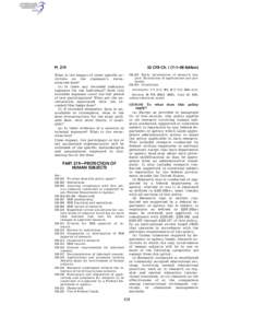 Pt[removed]CFR Ch. I (7–1–08 Edition) What is the impact of these specific activities on the claimant’s reconstructed dose? (e) Is there any recorded radiation