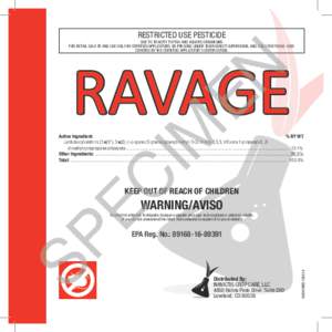 RESTRICTED USE PESTICIDE  DUE TO TOXICITY TO FISH AND AQUATIC ORGANISMS FOR RETAIL SALE TO AND USE ONLY BY CERTIFIED APPLICATORS OR PERSONS UNDER THEIR DIRECT SUPERVISION, AND ONLY FOR THOSE USES COVERED BY THE CERTIFIED