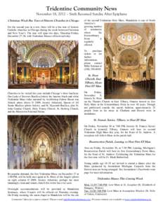 Catholic liturgy / Anglican Eucharistic theology / Tridentine Mass / Mass / Basilica of St. Hyacinth / Extraordinary form of the Roman Rite / Santissima Trinità dei Pellegrini /  Rome / Christianity / Catholic Liturgical Rites / Christian theology