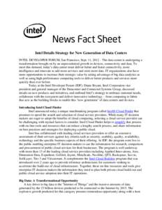 Intel / Sandy Bridge / Xeon / Open Data Center Alliance / Cloud computing / Intel Corporation / Itanium / Intel Core / Computing / Computer hardware / Centralized computing