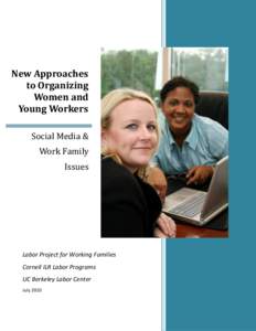 New Approaches  to Organizing Women and Young Workers