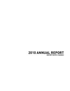 2010 Annual Report Encorp Pacific (Canada)