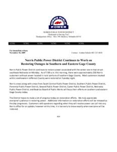 Nebraska / Eastern Midlands Conference / Nebraska Public Power District