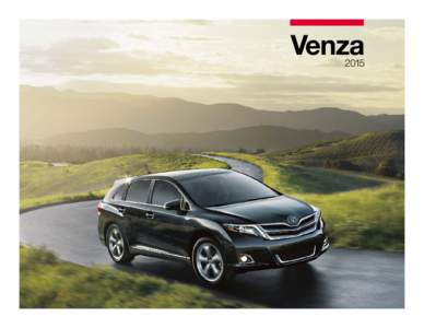Venza 2015 The best of everything you want. The 2015 Toyota Venza offers a sophisticated profile and sleek design to make every arrival a powerful one, while a luxurious cabin and spacious interior provide plenty of com