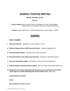 Microsoft Word - CVMAC -GP mtg. - November_18_2013 agenda.doc