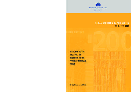 Financial crises / Economy of the European Union / European Central Bank / European System of Central Banks / Euro / Single Euro Payments Area / Deposit insurance / National Asset Management Agency / Late-2000s financial crisis / Economic history / Economics / European Union