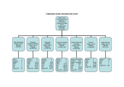 COMPANIES HOUSE ORGANISATION CHART Gareth Jones Chief Executive and Registrar of Companies for England and Wales