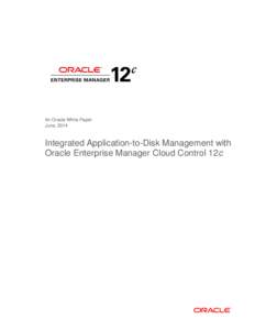 Oracle Enterprise Manager 12c Cloud Control
