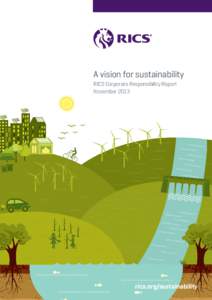 RICS Practice Statement  A vision for sustainability RICS Corporate Responsibility Report November 2013