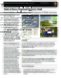 National Park Service U.S. Department of the Interior National Trails Intermountain Region News  Trail of Tears National Historic Trail