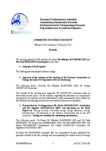 Politics of Europe / Edit Herczog / Energy policy of the European Union / Miloslav Ransdorf / Eastern Partnership / Energy policy / World energy consumption / Sustainable energy / Energy security / Energy economics / Energy / European Union