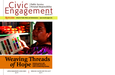 Civic E ngagement Public Service, Personal Responsibility  Sept./Oct. 2011