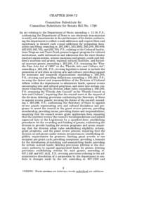 CHAPTERCommittee Substitute for Committee Substitute for Senate Bill NoAn act relating to the Department of State; amending s, F.S.; authorizing the Department of State to use electronic transmissi