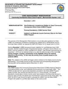 STATE OF CALIFORNIA - BUSINESS, CONSUMER SERVICES, AND HOUSING AGENCY  EDMUND G. BROWN JR., Governor DEPARTMENT OF HOUSING AND COMMUNITY DEVELOPMENT DIVISION OF FINANCIAL ASSISTANCE
