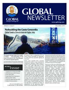 NEWSLETTER www.gdiving.com Volume 2 | Issue 4  December | 2013