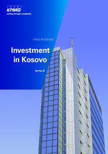 Investment in Kosovo 2011