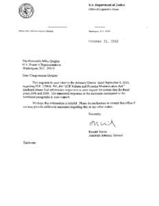 Letter to The Honorable Mike Quigley re HR2296-S941 ATF Reform and Firearms Modification Act