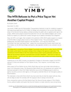 Metro-North Railroad / Pennsylvania Station / East Side Access / Metropolitan Transportation Authority / Manhattan / Massachusetts Bay Transportation Authority / New York City Subway / Transportation in the United States / Rail transportation in the United States / Second Avenue Subway