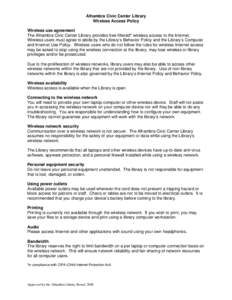 Telecommunications engineering / Wireless network / Wi-Fi / Internet access / Wireless community network / Wireless@SG / Wireless networking / Technology / Wireless